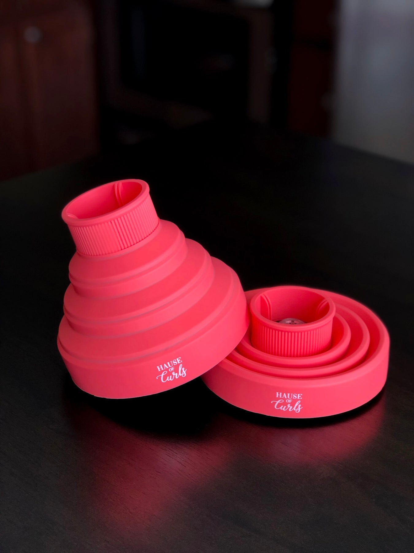 Hause of Curls Coral Collapsible Diffuser