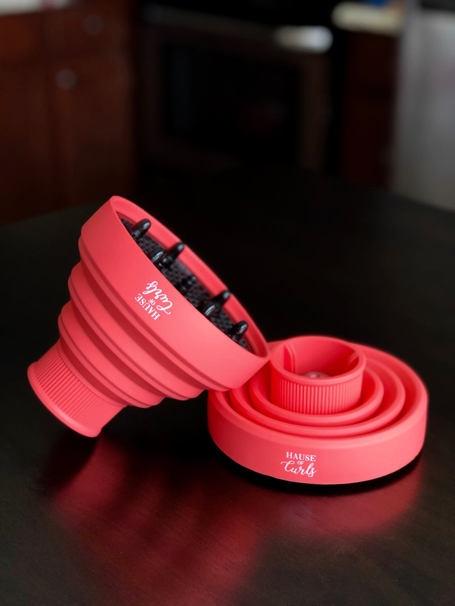 Hause of Curls Coral Collapsible Diffuser